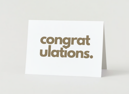 CONGRAT-ULATIONS! | Greeting Card