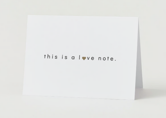 LOVE NOTE | Greeting Card