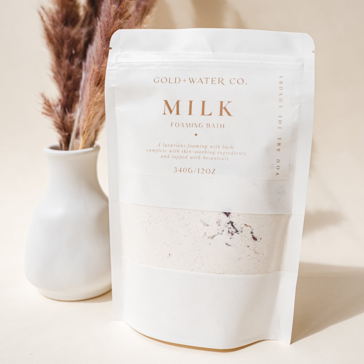 Milk | Foaming Bath - GOLD+WATER CO.